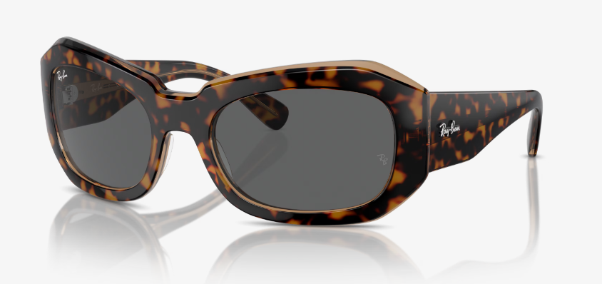 HAVANA ON TRANSPARENT BR / DARK GREY