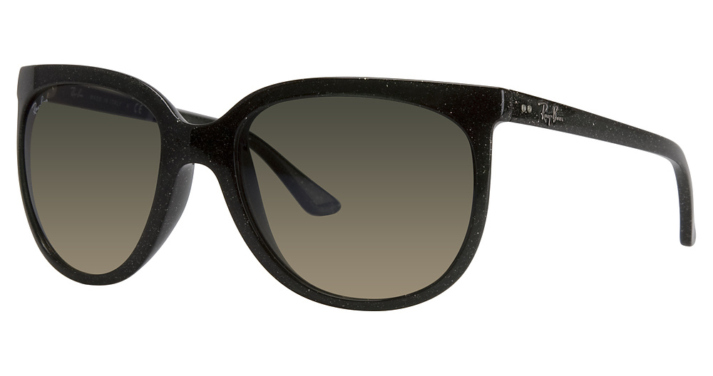 Ray-Ban RB4126 CATS 1000 sunglasses in Green Glitter/Blue Yellow Gradient