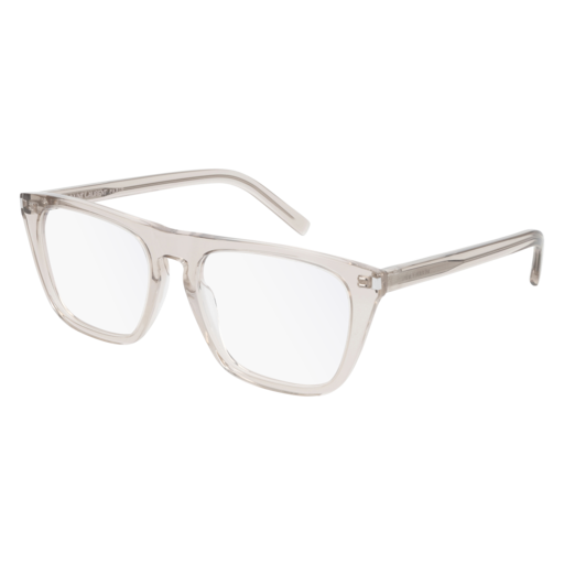 Saint Laurent SL 343 rectangle sunglasses in Beige