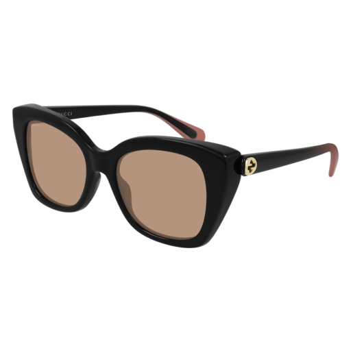 Gucci GG0921S cateye sunglasses in Black Black Orange/Orange