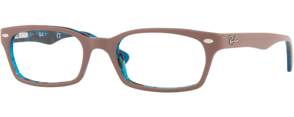 TOP LIGHT BROWN ON HAVANA BLUE