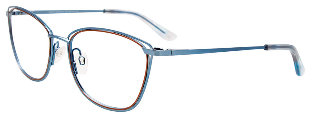 Blue & Light Brown