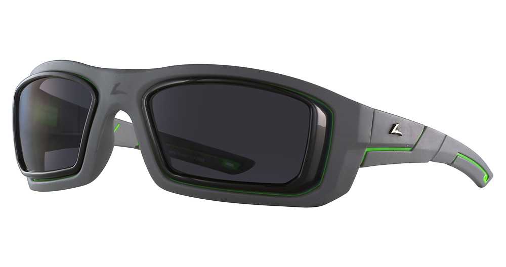 Matte Metallic Grey/Lime Green