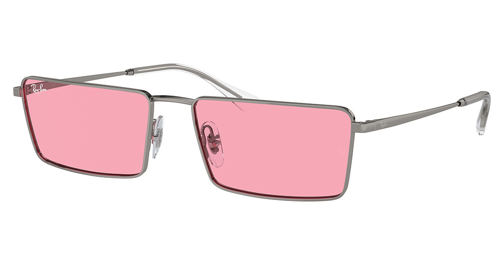 Ray-Ban RB3741 EMY sunglasses in Gunmetal/Pink
