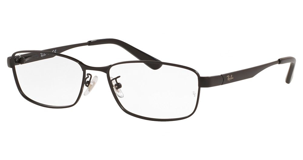 Ray-Ban RX6452D rectangle eyeglasses in Matte Black