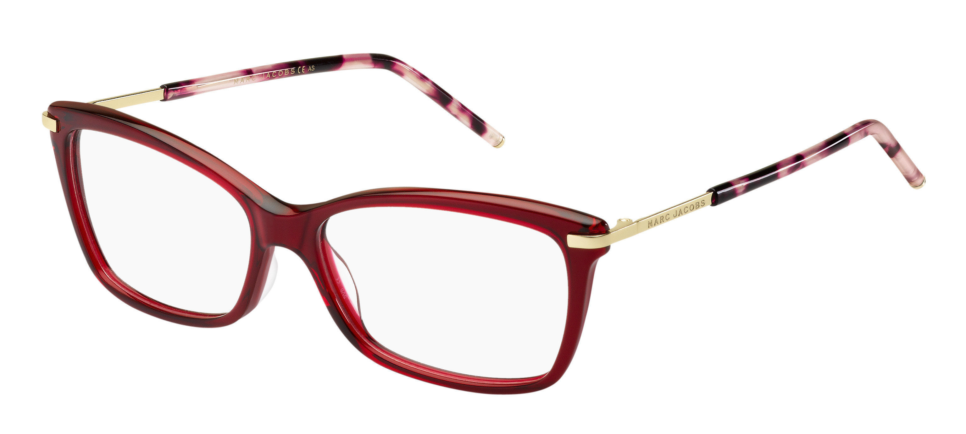 Marc Jacobs Marc 63 rectangle eyeglasses in Dark Burgundy