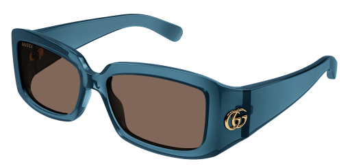 Gucci GG1403S rectangle sunglasses in Blue/Brown