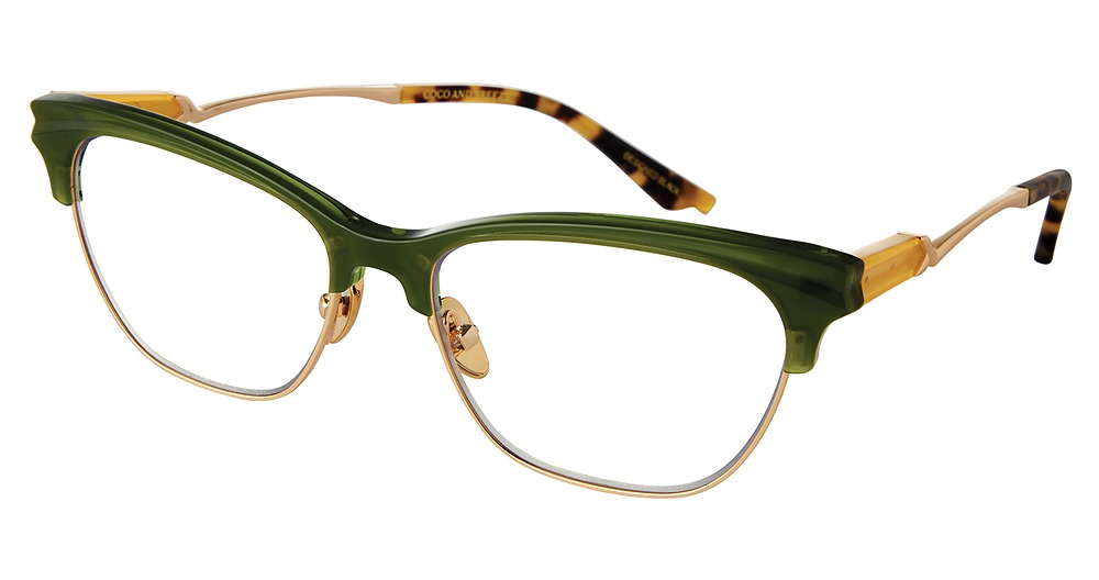 GREEN-COGNAC-TORTOISE GOLD
