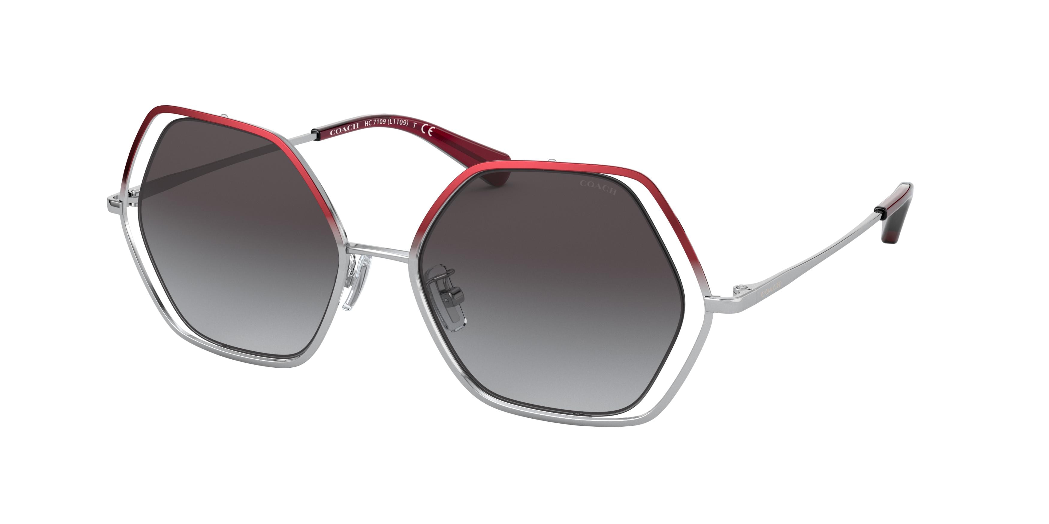 BURGUNDY SILVER GRADIENT