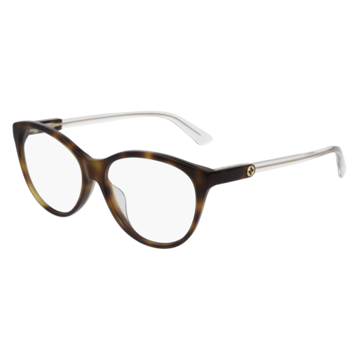 Gucci GG0486OA rectangle sunglasses in Havana