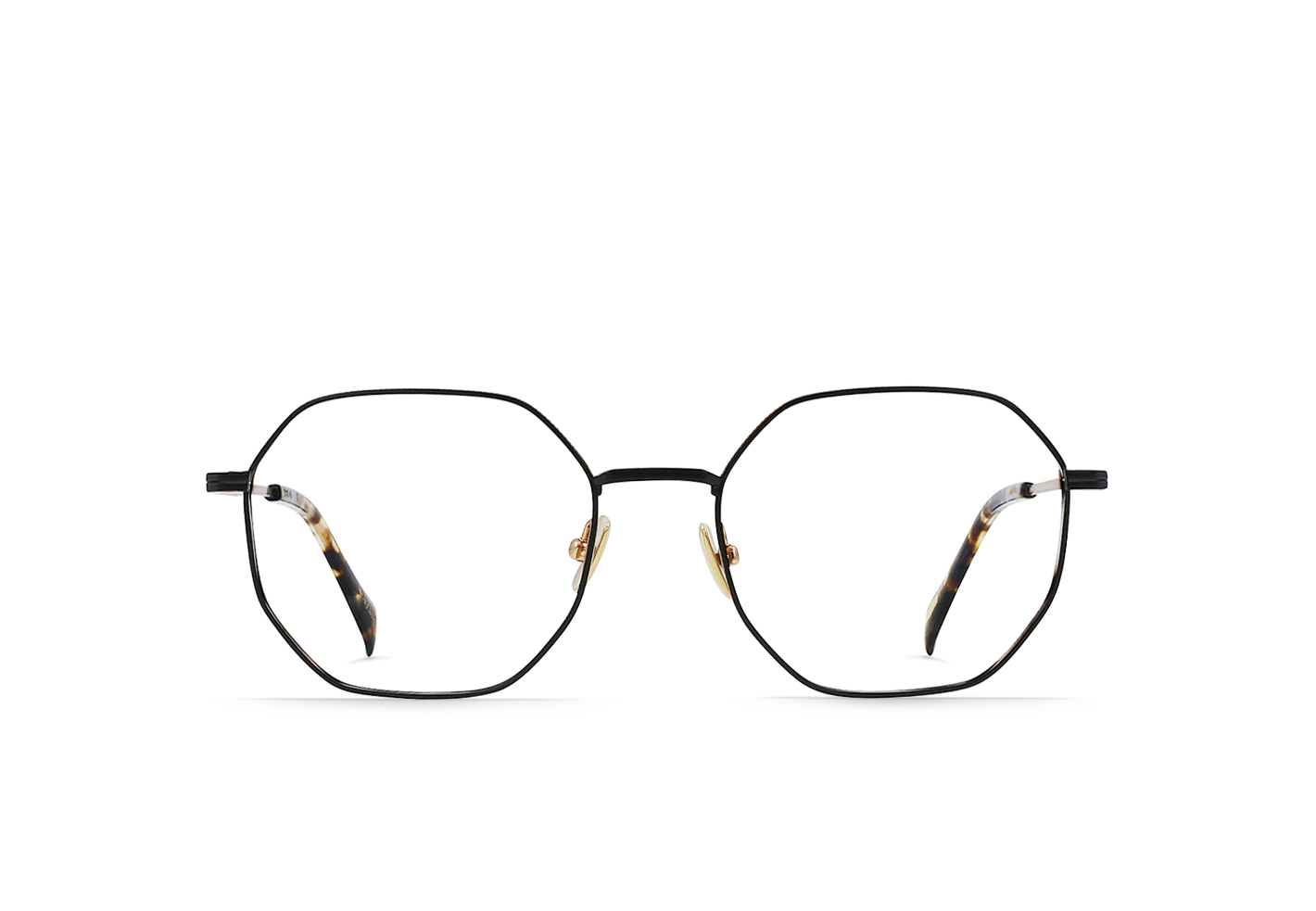 BLACK GOLD + BRINDLE TORTOISE / CLEAR