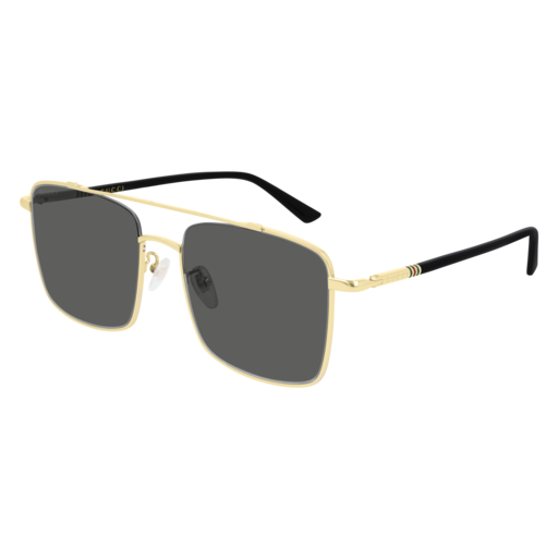 Gucci GG0610SK rectangle sunglasses in Gold