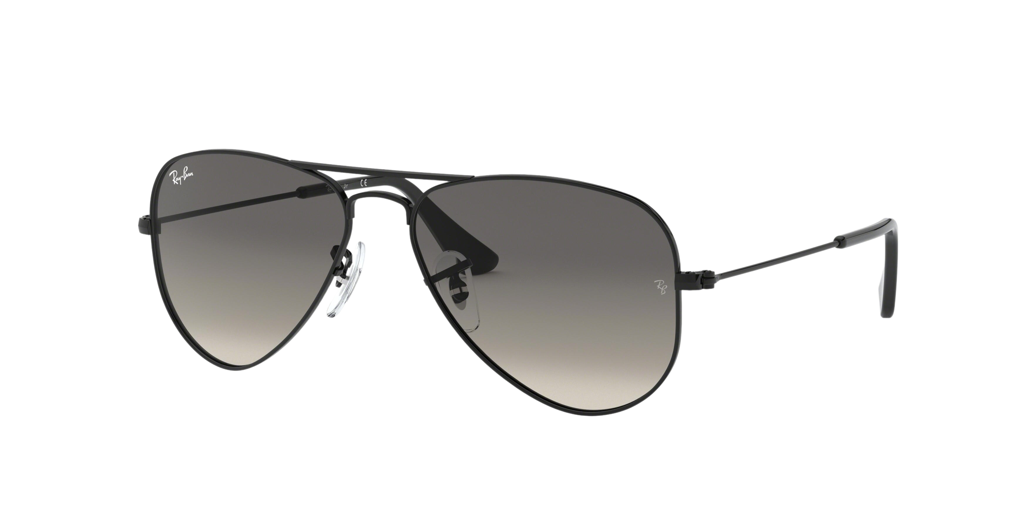 Ray-Ban RJ9506S aviator sunglasses in Shiny Black