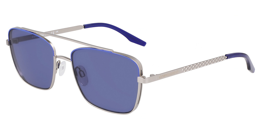 SATIN SILVER/BLUE FLAME