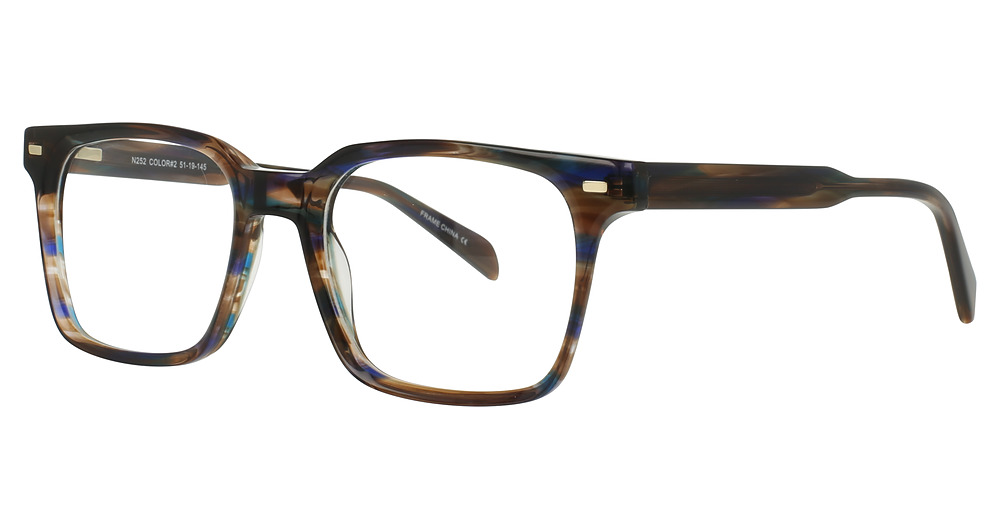 Blue/Brown Horn