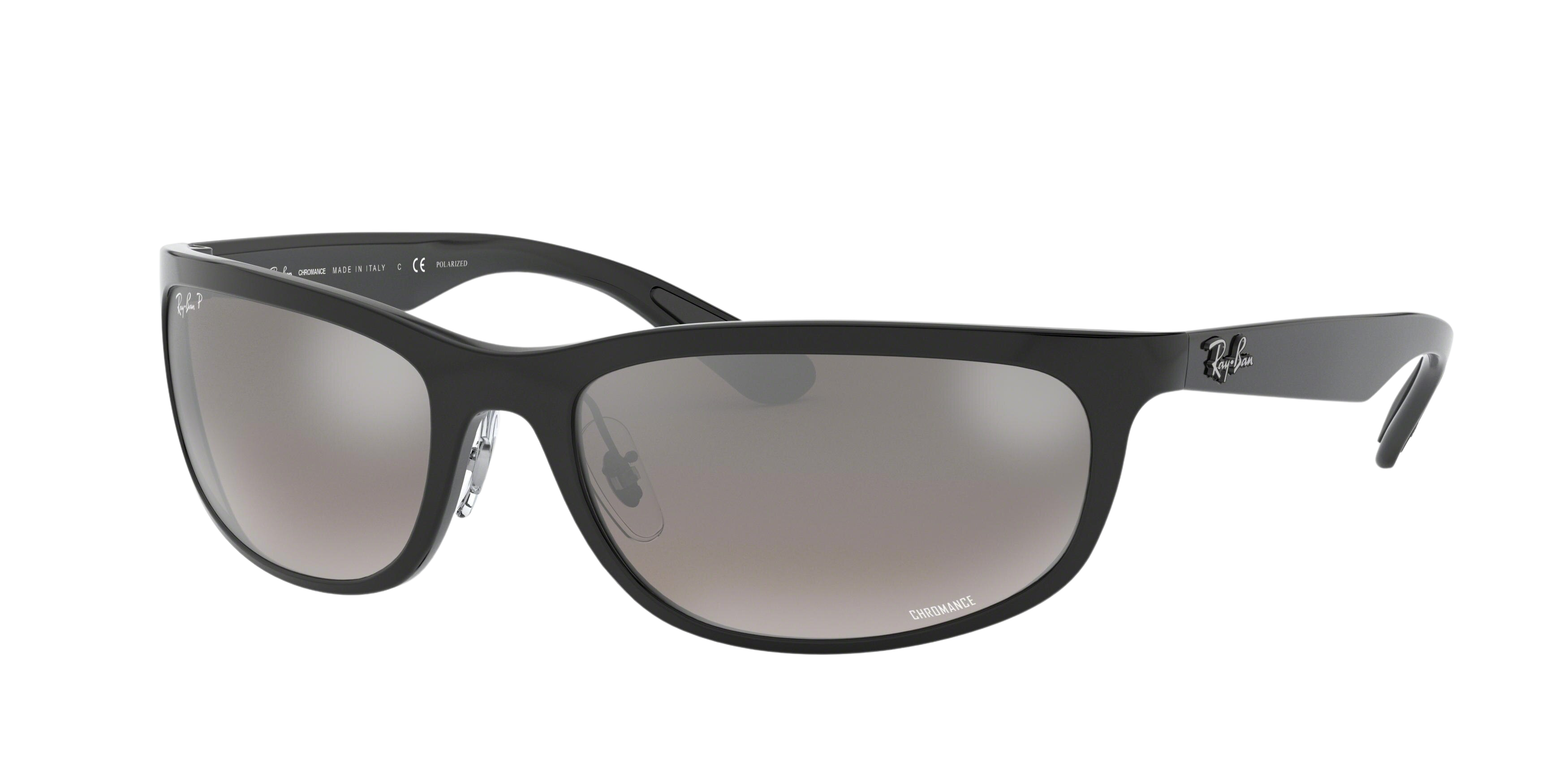 Ray-Ban RB4265 rectangle sunglasses in Shiny Black