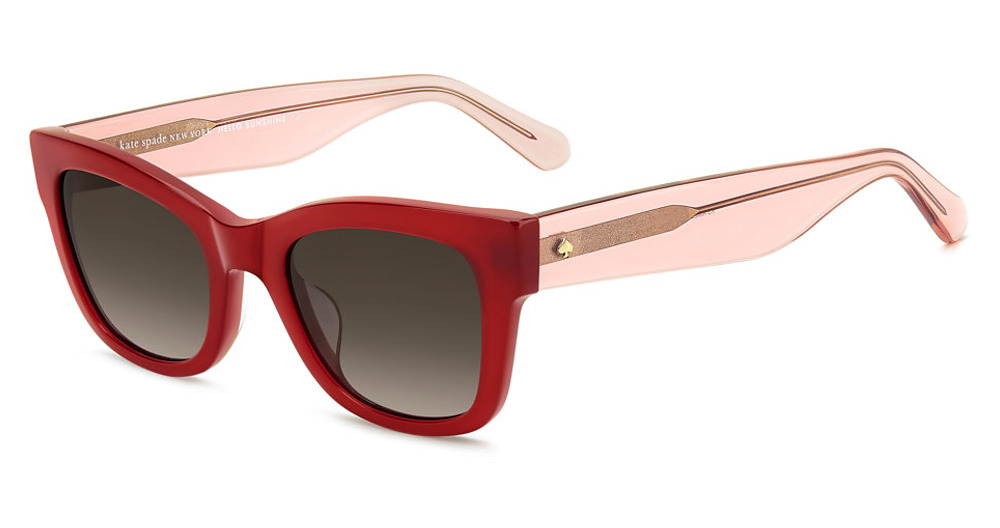 Kate Spade KS AIMEE/S/US cateye sunglasses in Red/Brown Shaded
