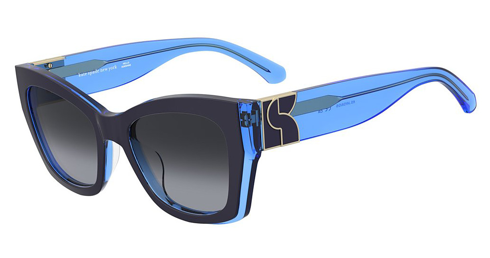 Kate Spade KS JAYDA/G/S cateye sunglasses in Blue/Dark Grey Shaded