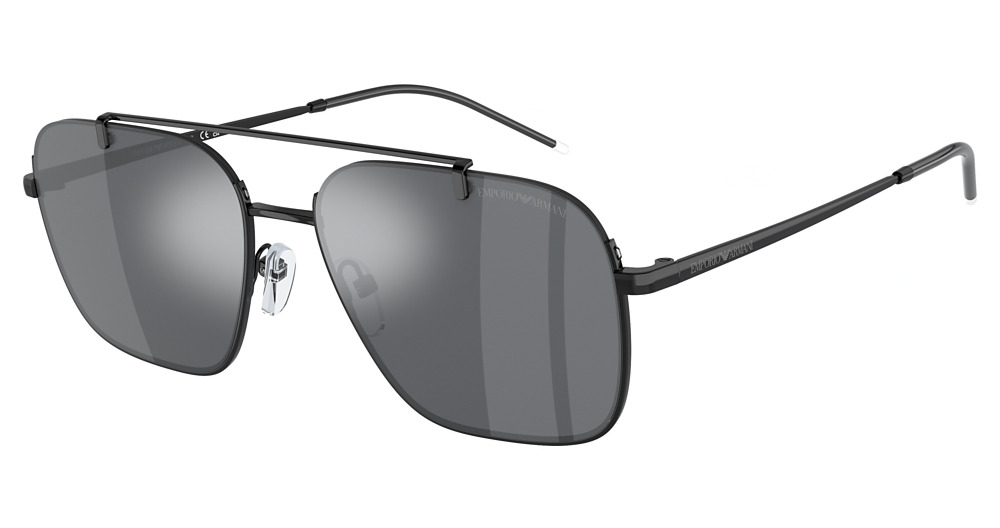 SHINY BLACK / LIGHT GREY MIRROR BLACK