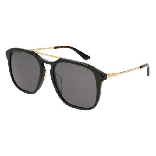 Gucci GG0321S rectangle sunglasses in Black