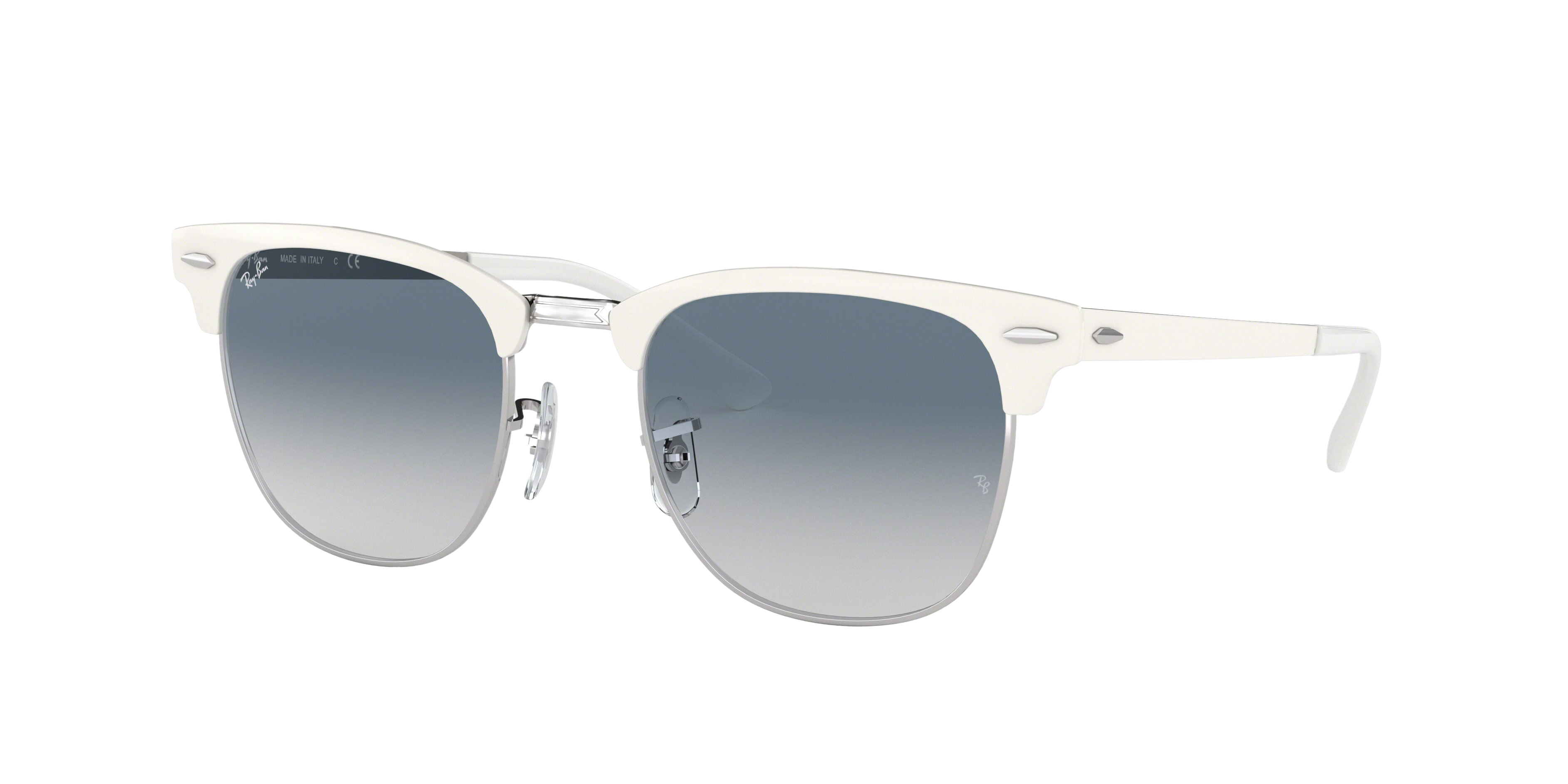 SILVER ON WHITE