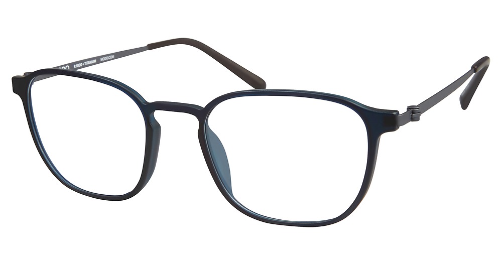 Modo 7003 round eyeglasses in Matte Ink