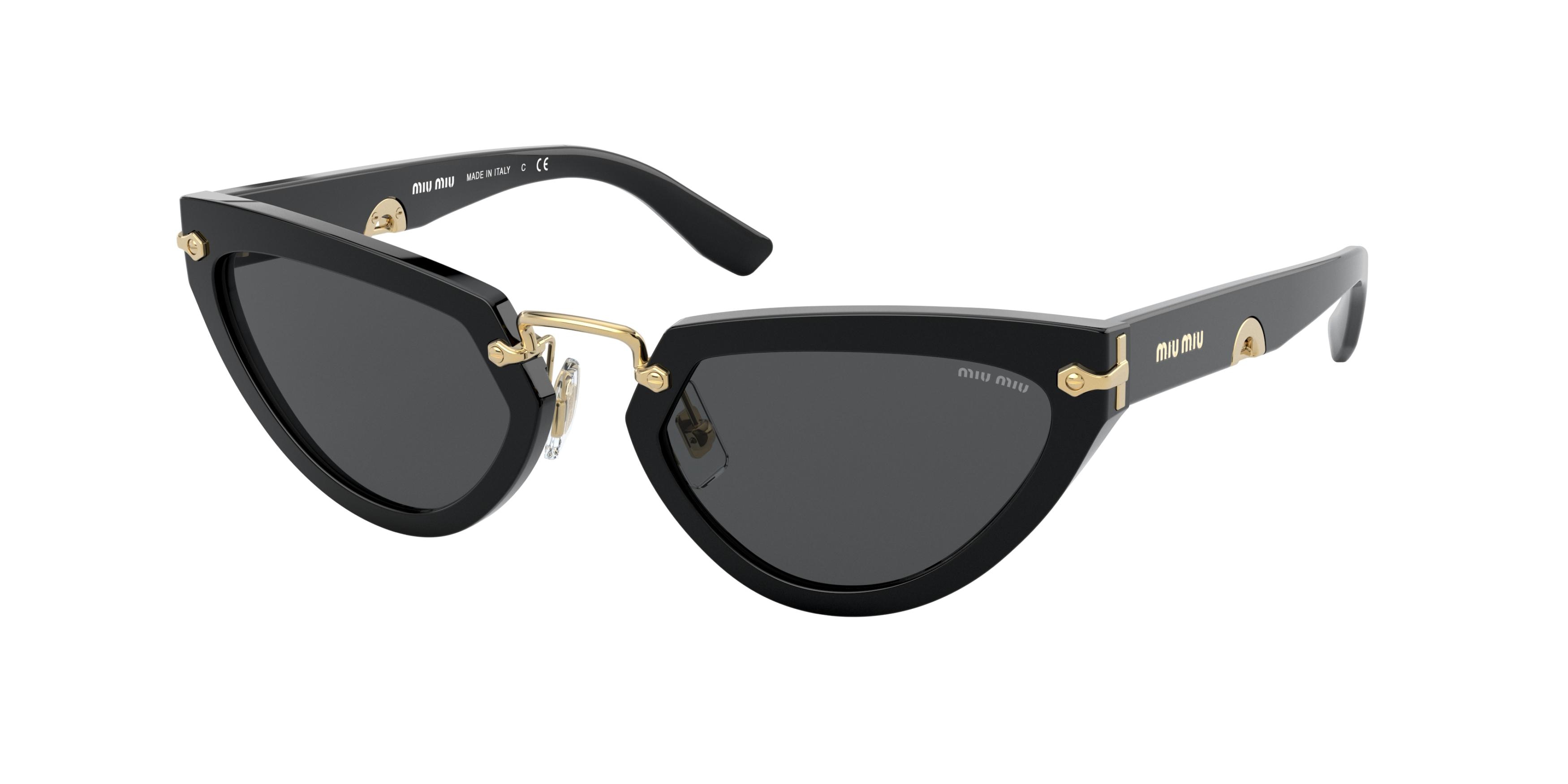 Miu Miu MU 10VS cateye sunglasses in Black