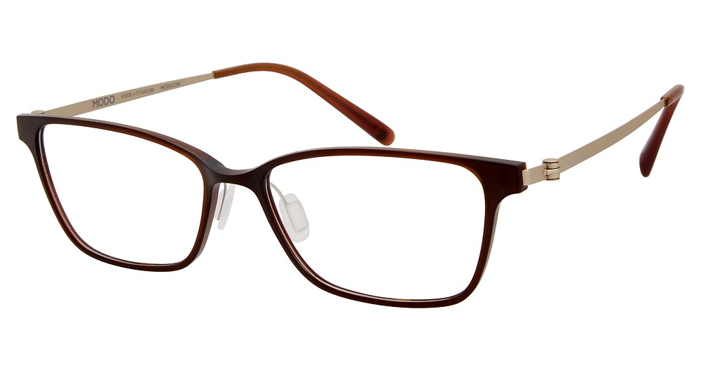 Modo 7001 round eyeglasses in Matte Brown