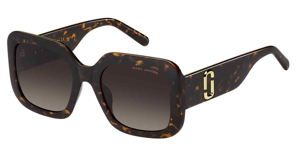 Marc Jacobs MARC 647/S square sunglasses in Havana/Brown Shaded