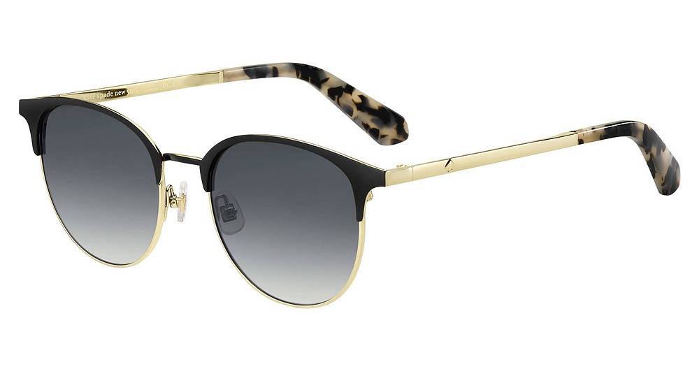 Kate Spade Joelynn/S cateye sunglasses in Black/Grey Shaded