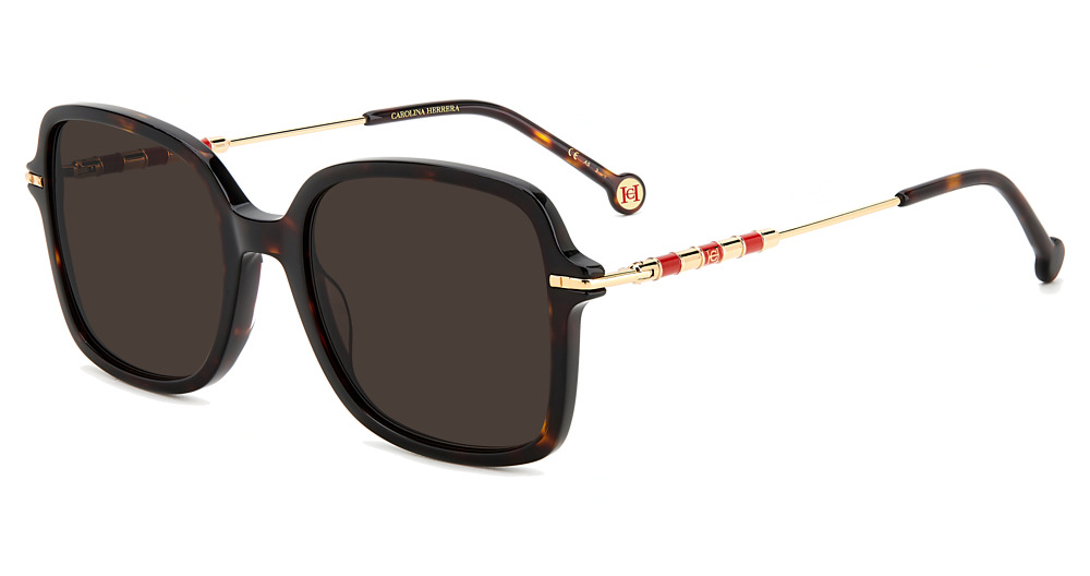Carolina Herrera HER 0101/S square sunglasses in Havana/Brown