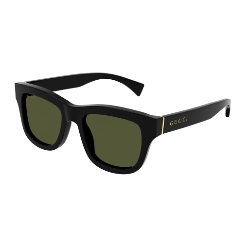 Gucci GG1135S square sunglasses in Black Black Green/Green