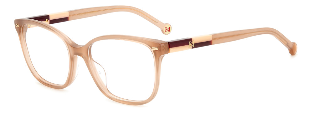 Carolina Herrera HER 0159/G rectangle eyeglasses in Burgundy Nude