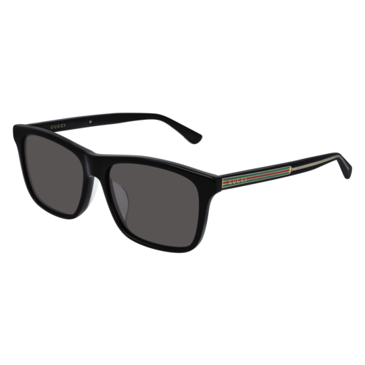 Gucci GG0381SA rectangle sunglasses in Black
