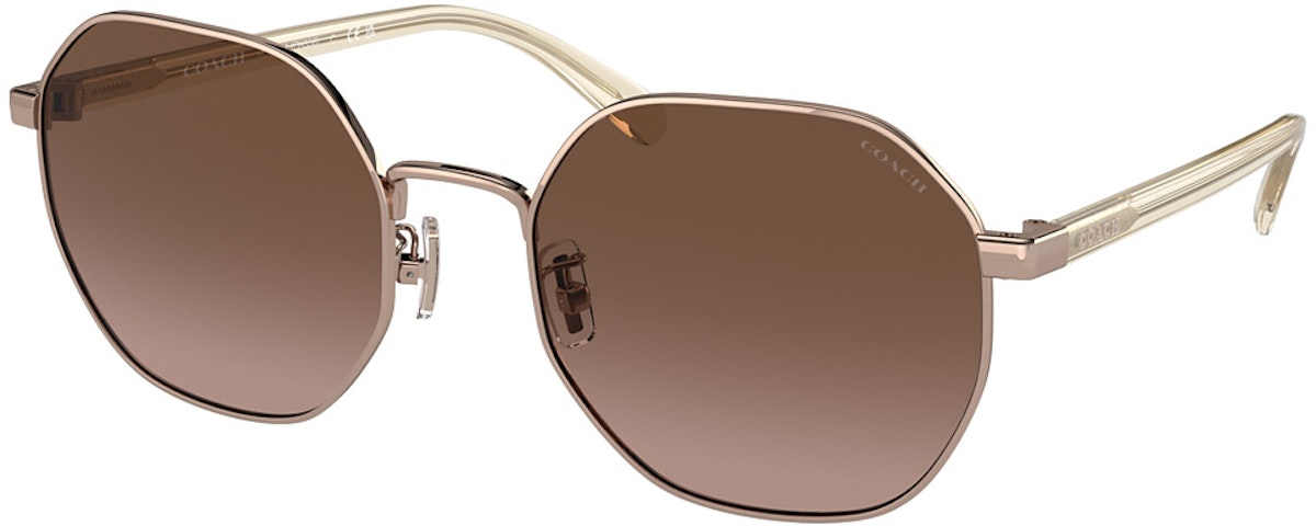 SHINY ROSE GOLD / BROWN PEACH FLASH