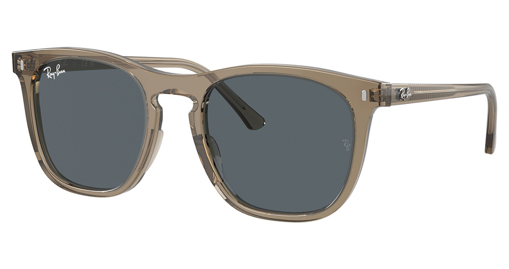 TRANSPARENT BROWN / BLUE