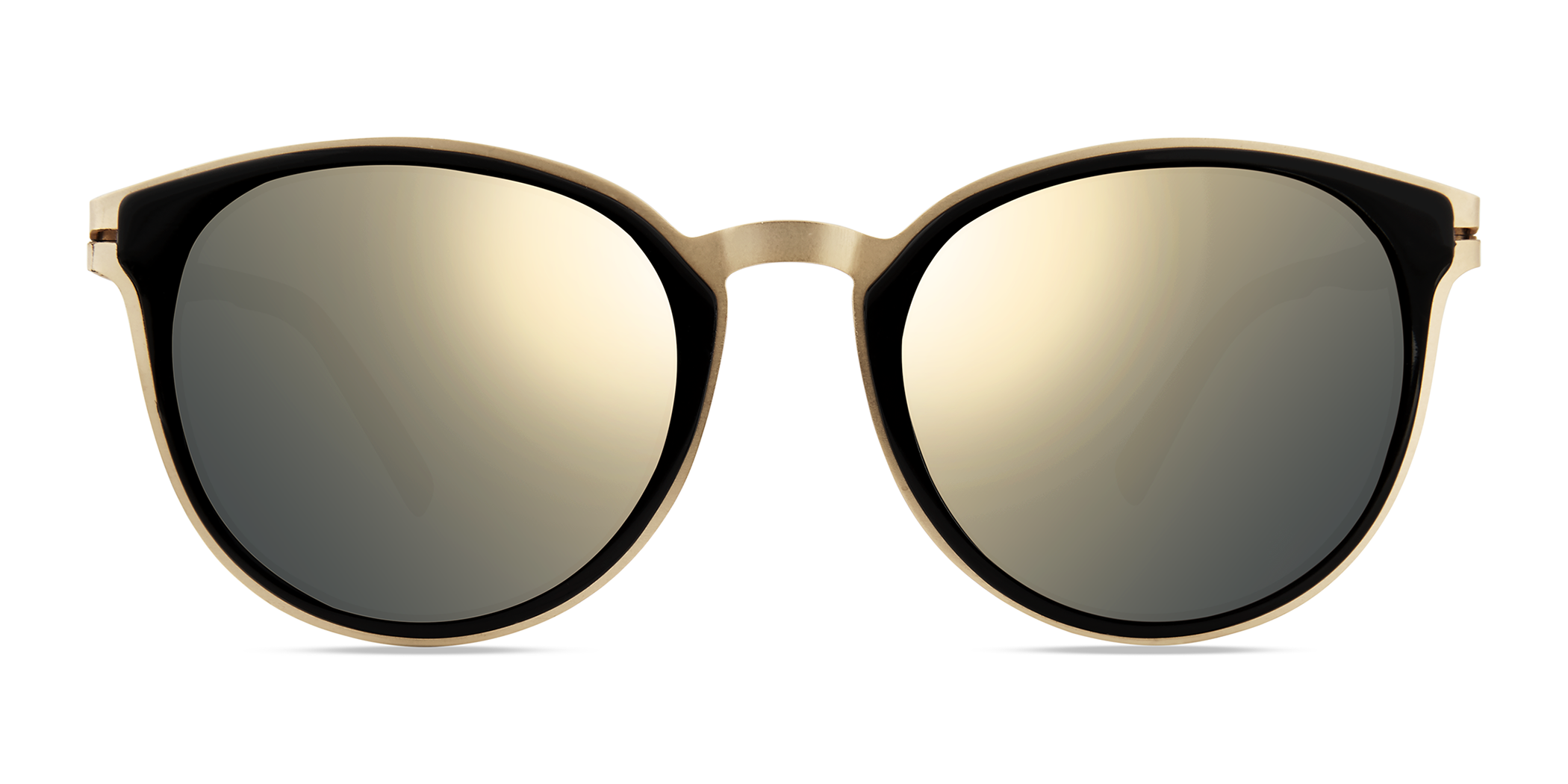 Modo 453 cateye sunglasses in Black/Gold