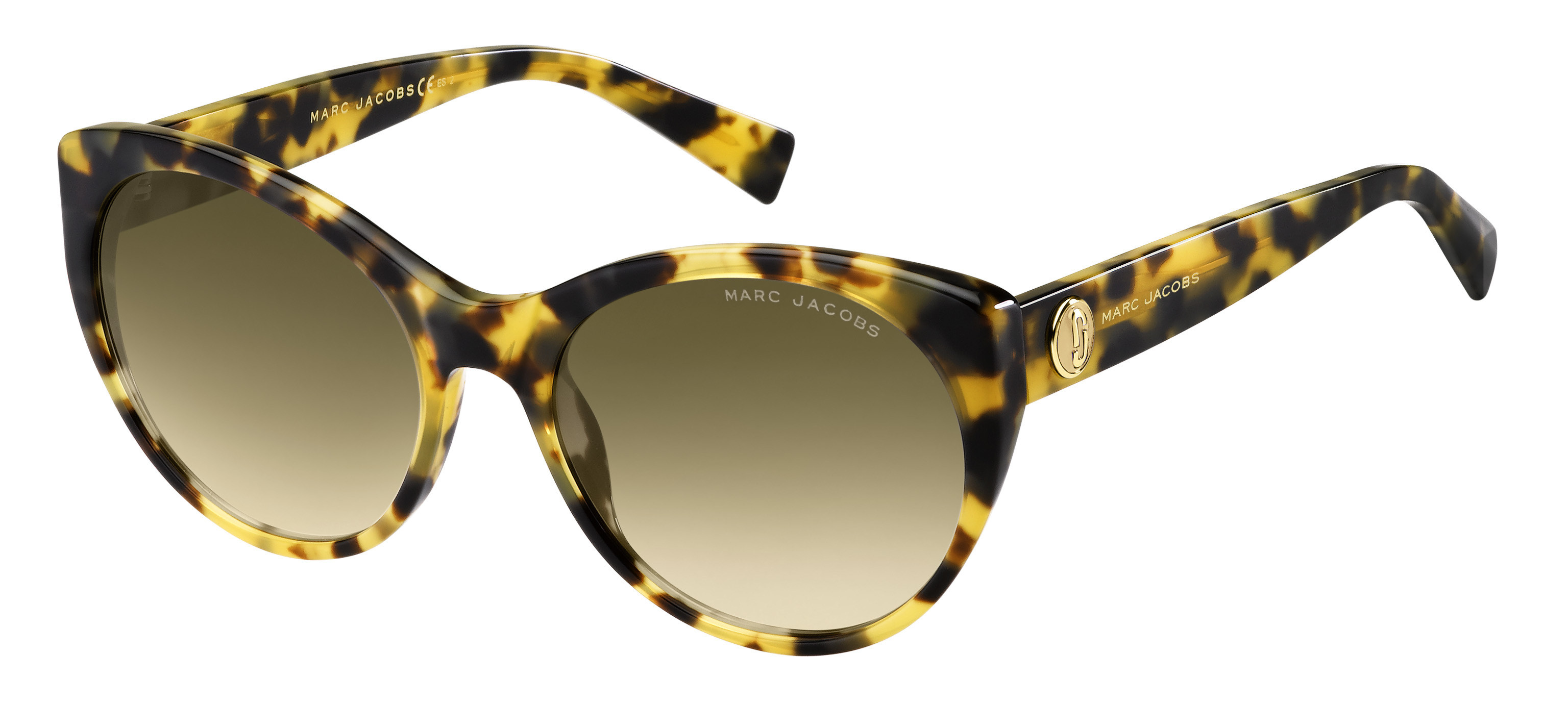 Marc Jacobs Marc 376/S round sunglasses in Havana Honey (Ga Brown Ochre)