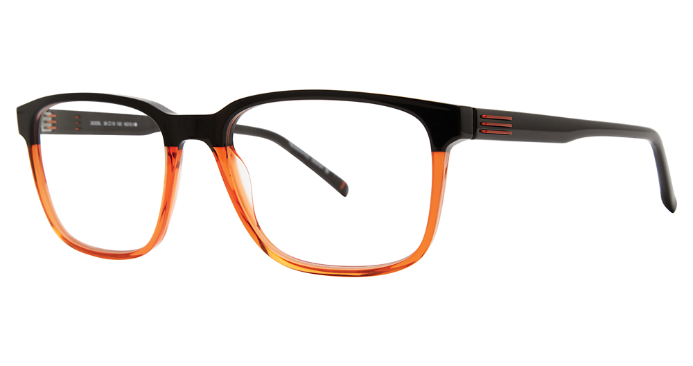 Black/Orange
