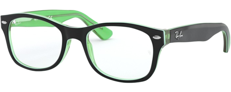 GREEN TRASP ON TOP BLACK