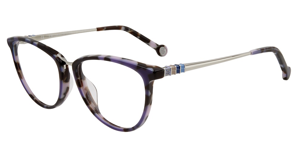 Carolina Herrera VHE778K cateye eyeglasses in Blue 0 Adl