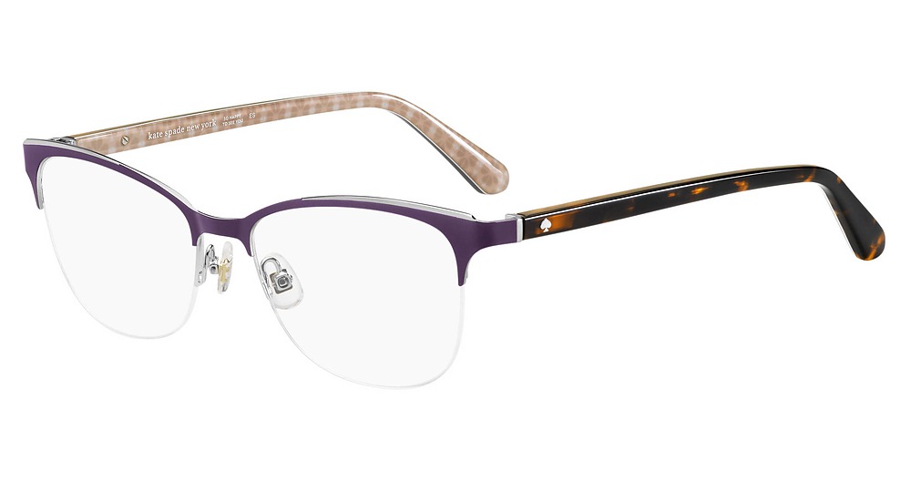 Kate Spade Brieana rectangle eyeglasses in Violet