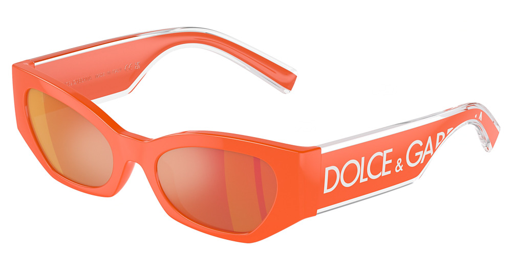ORANGE / DARK VIOLET MIRROR RED