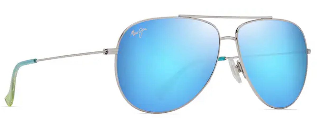 MJRX Shiny Silver w/Blue & Green / MJRX