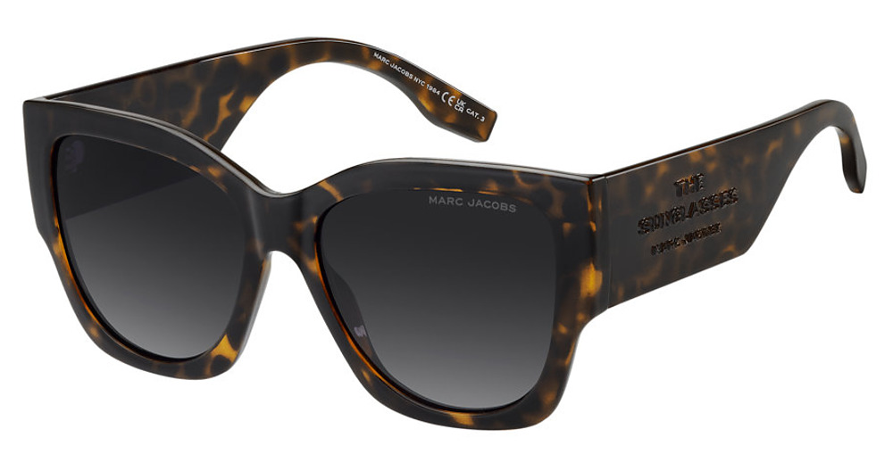Marc Jacobs MARC 859/S cateye sunglasses in Havana/Dark Grey Shaded