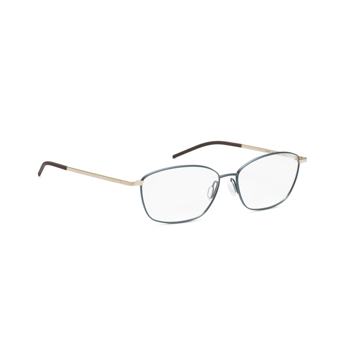 Mat Dark Aqua Blue / Mat Light White Gold