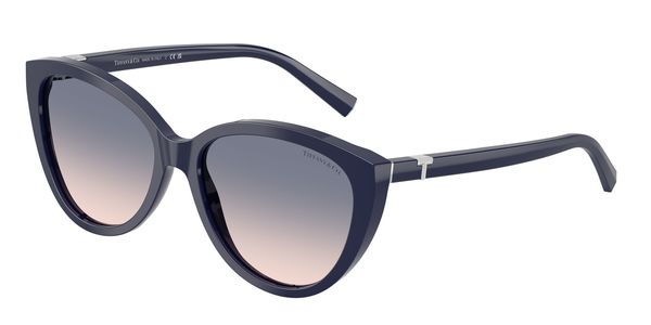 SOLID DARK BLUE / LIGHT BROWN GRADIENT BLUE