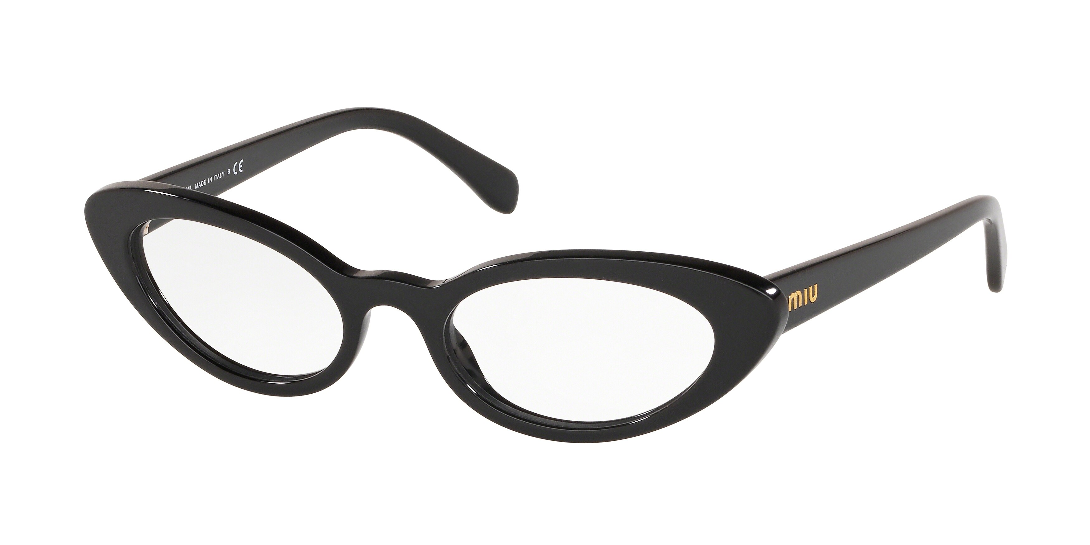 Miu Miu MU 01SV cateye eyeglasses in Black