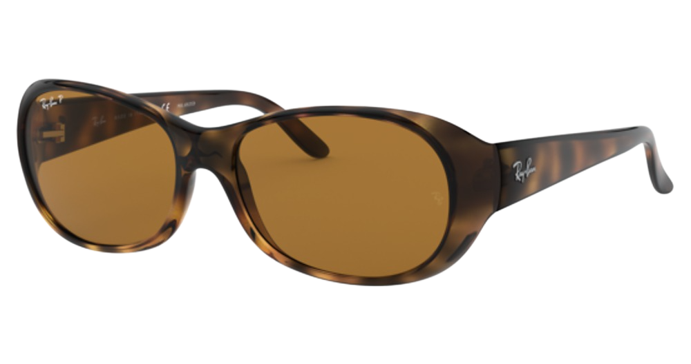 Ray-Ban RB4061 round sunglasses in Havana/Brown