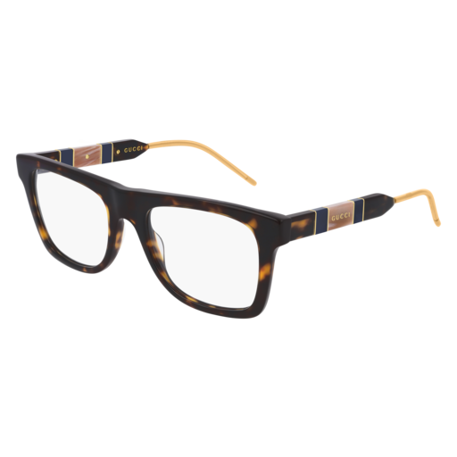 Gucci GG0604O rectangle sunglasses in Havana